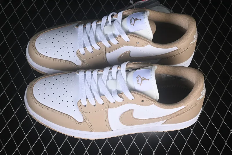 All categories Air Jordan Jordan series basketball shoes Air Jordan 1 Low Air Jordan 1 Low AJ1 Joe 1 white and yellow low-top retro cultural basketball shoes DD9315-117